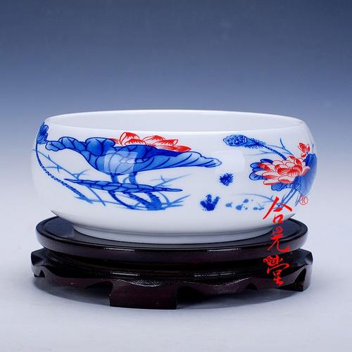 日用品 家用陶瓷制品 >家用陶瓷缸,家居摆件陶瓷大鱼缸定制生产厂家